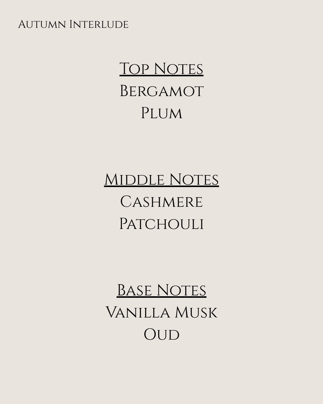 Autumn Interlude Home Fragrance