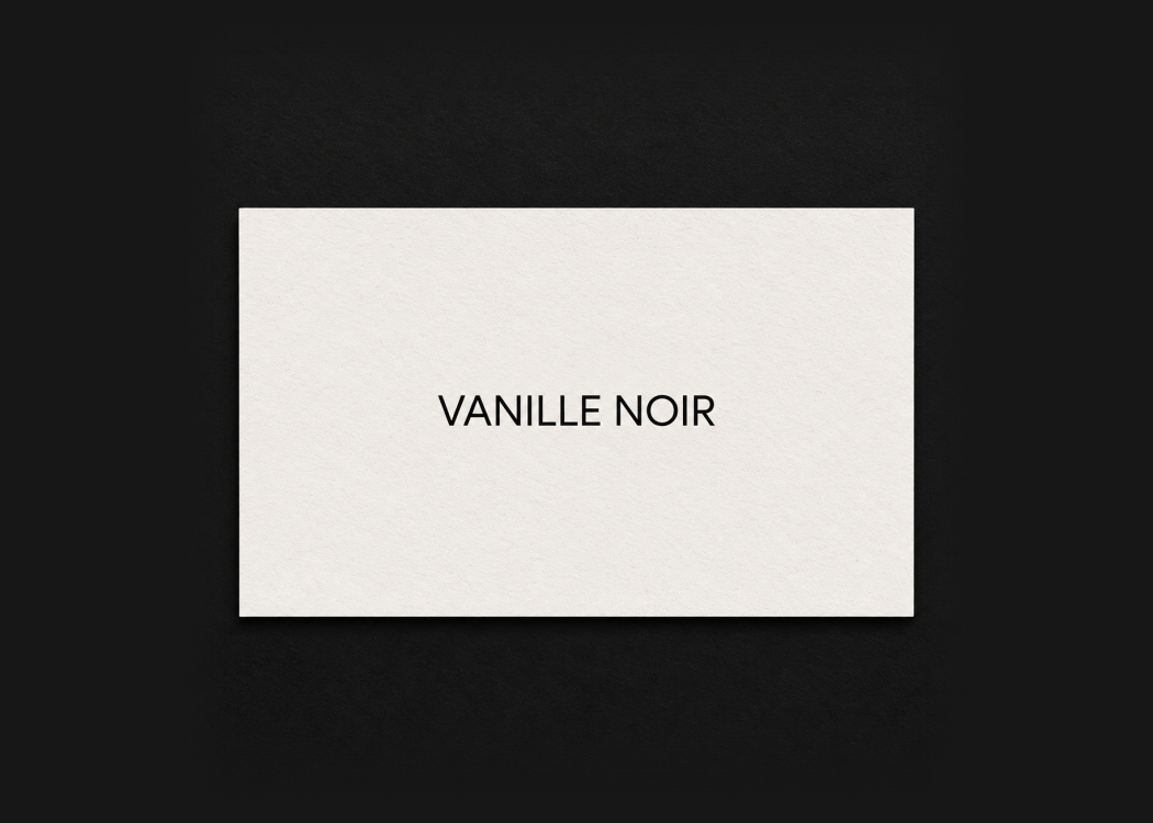 Vanille Noir Scent Card