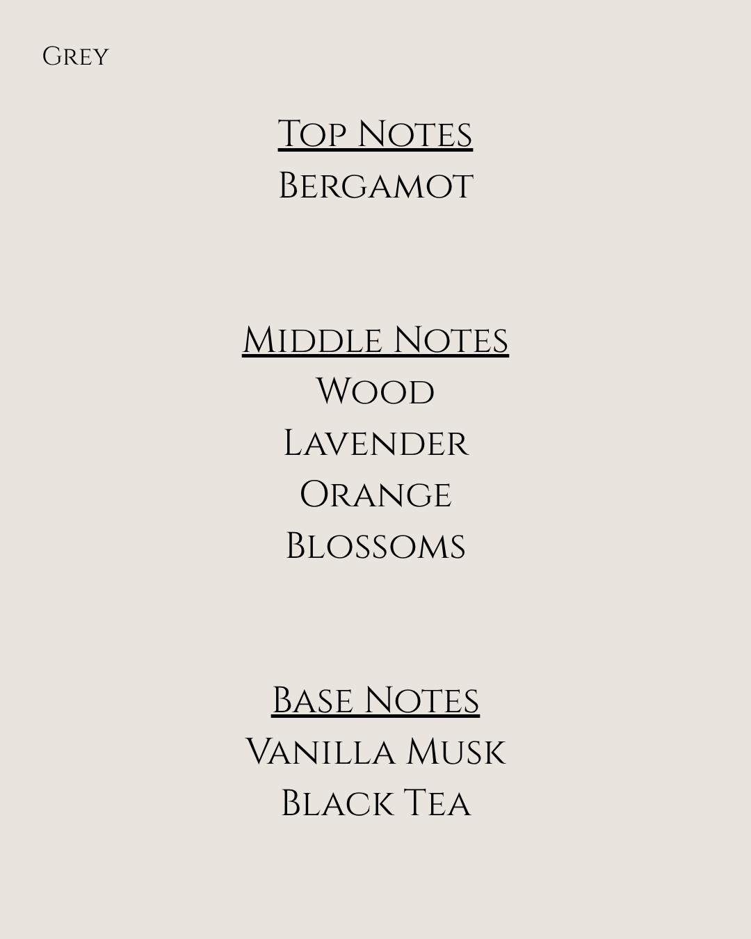 Grey Home Fragrance