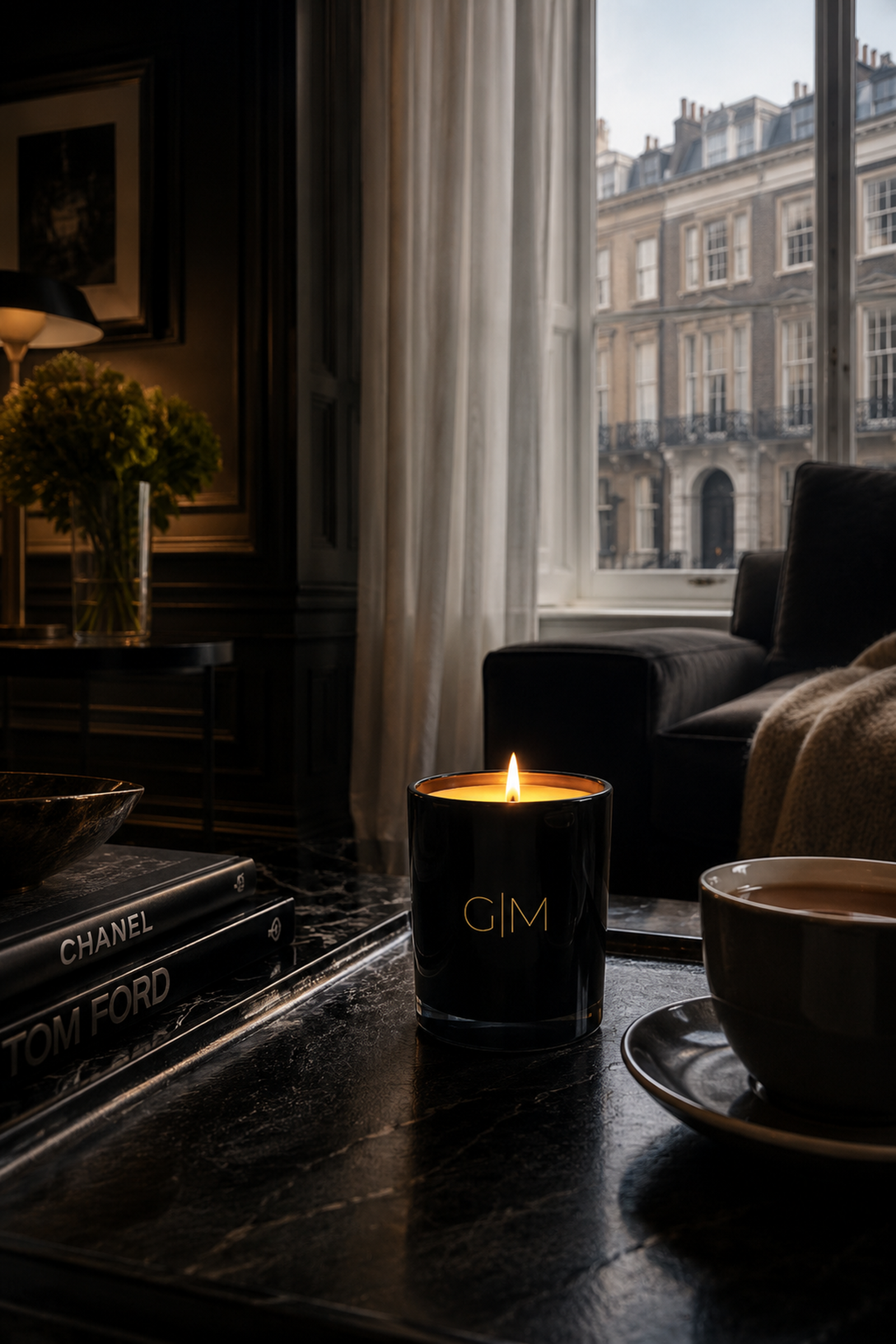 Grey Scented Candle
