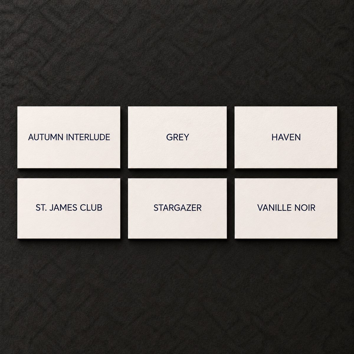 Set of 6 Scent Cards