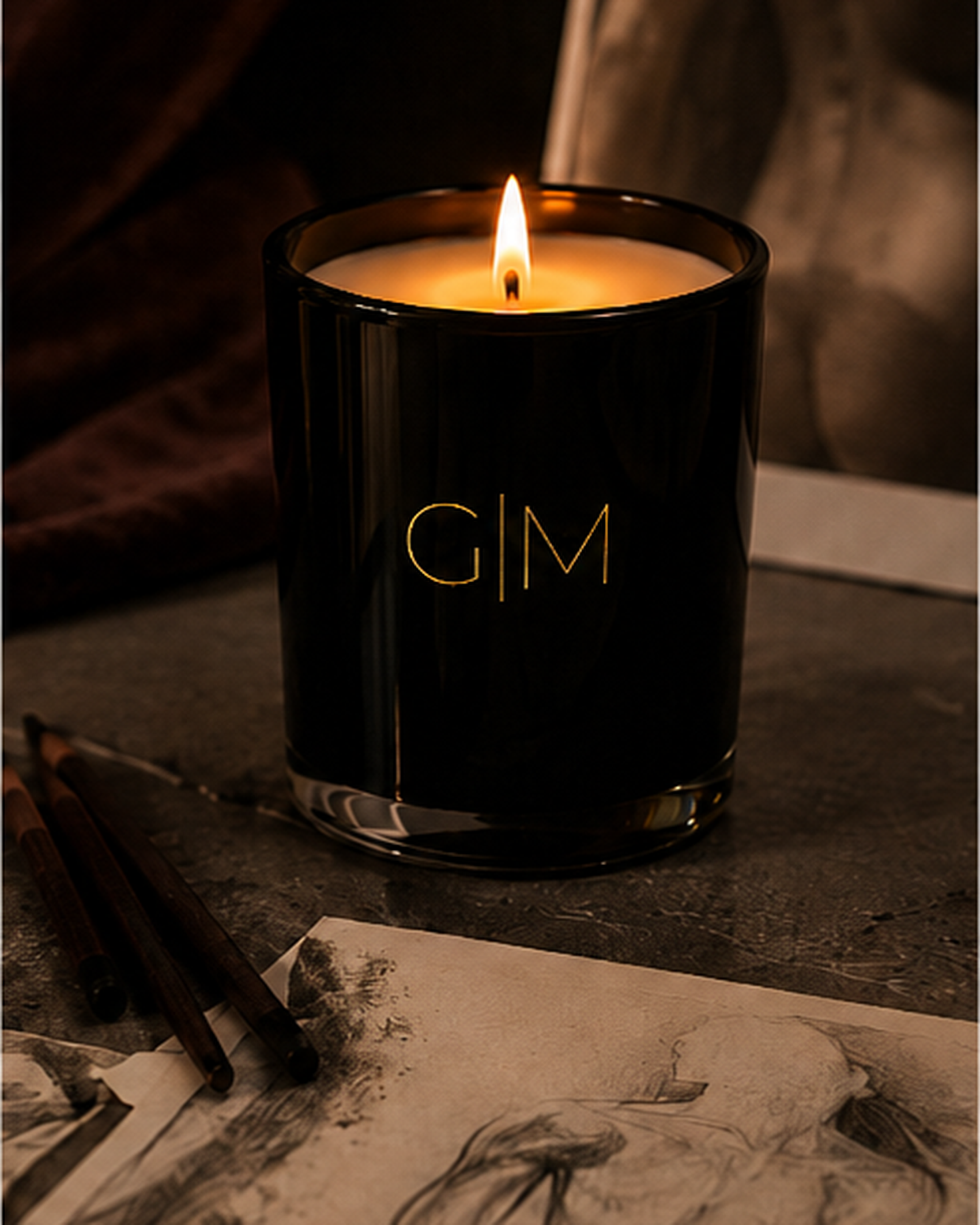 Vanille Noir Scented Candle